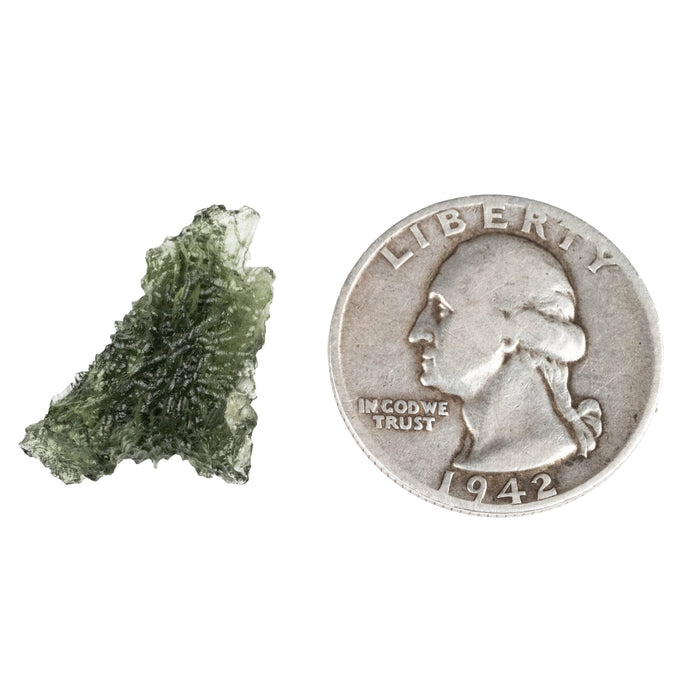 Moldavite 1.88 g 19x19x8mm - InnerVision Crystals