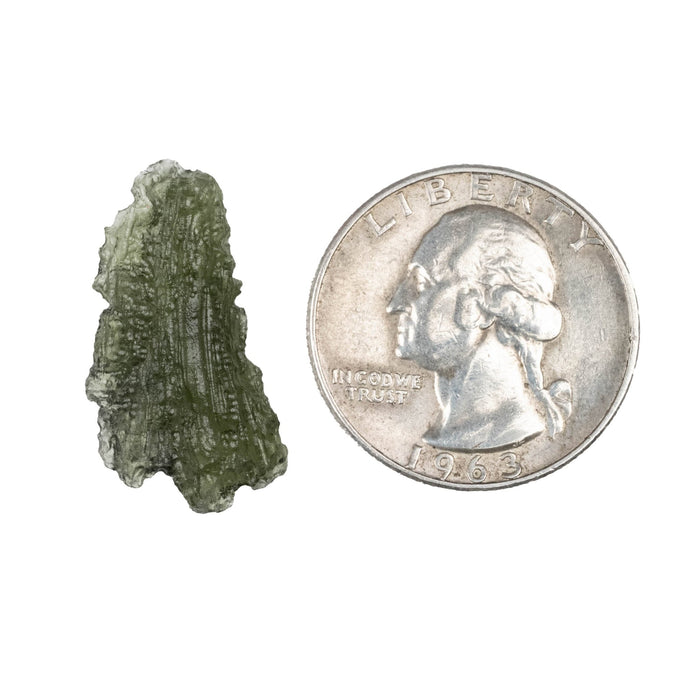 Moldavite 1.95 g 25x13x6mm - InnerVision Crystals