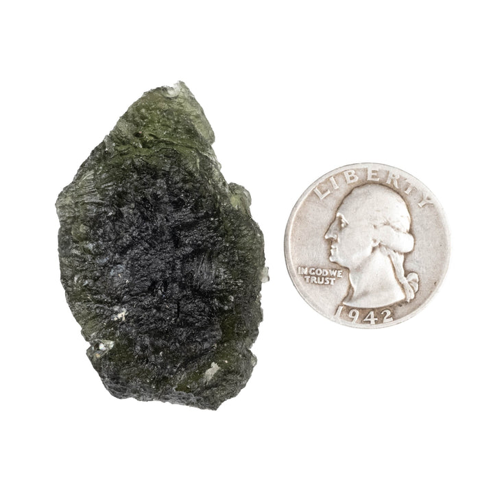 Moldavite 19.71 g 44x28x16mm - InnerVision Crystals