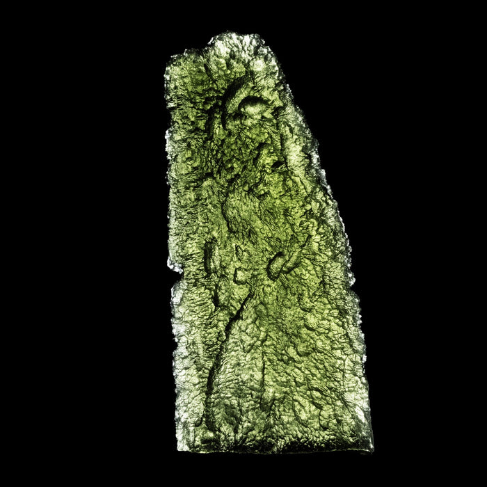 Moldavite 19.85 g 54x26x10mm - InnerVision Crystals