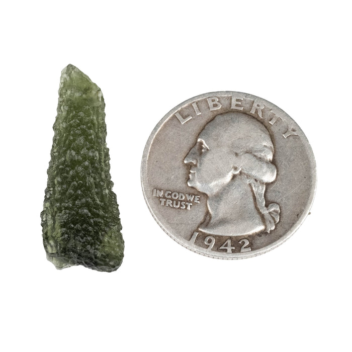 Moldavite 2 g 29x10x4mm - InnerVision Crystals