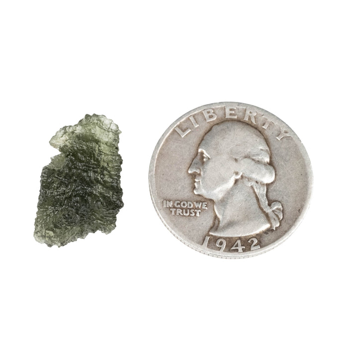 Moldavite 2.00 g 18x13x9mm - InnerVision Crystals