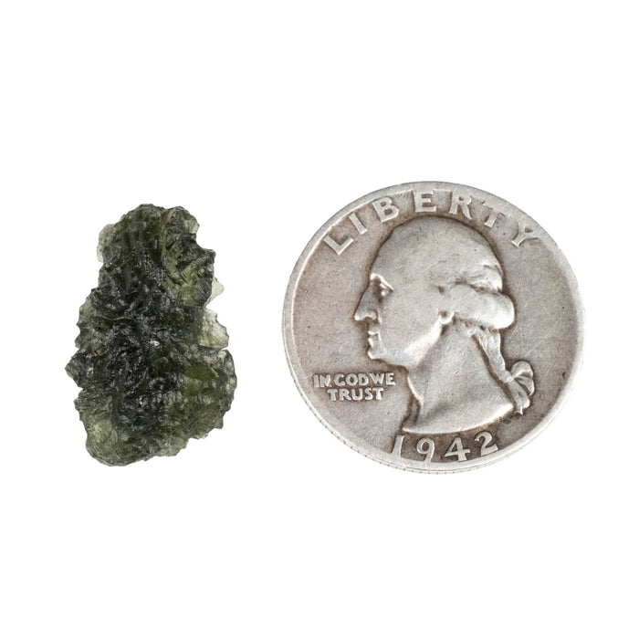 Moldavite 2.00 g 21x13x7mm - InnerVision Crystals