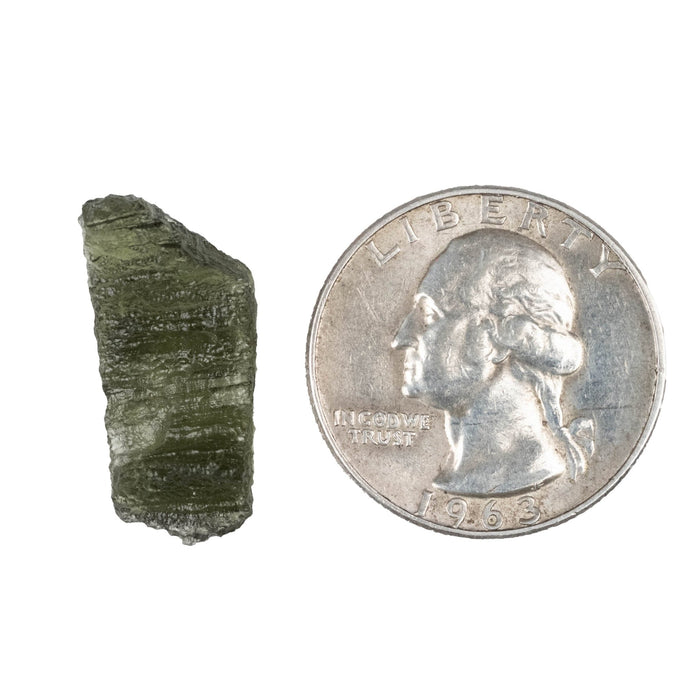 Moldavite 2.00 g 22x11x5mm - InnerVision Crystals