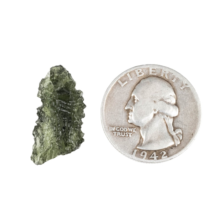 Moldavite 2.00 g 23x12x9mm - InnerVision Crystals