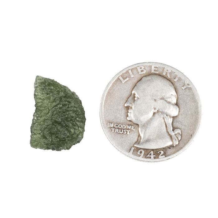 Moldavite 2.01 g 17x12x7mm - InnerVision Crystals
