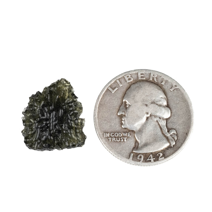 Moldavite 2.01 g 17x15x7mm - InnerVision Crystals