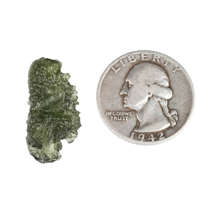Moldavite 2.02 g 26x13x5mm - InnerVision Crystals