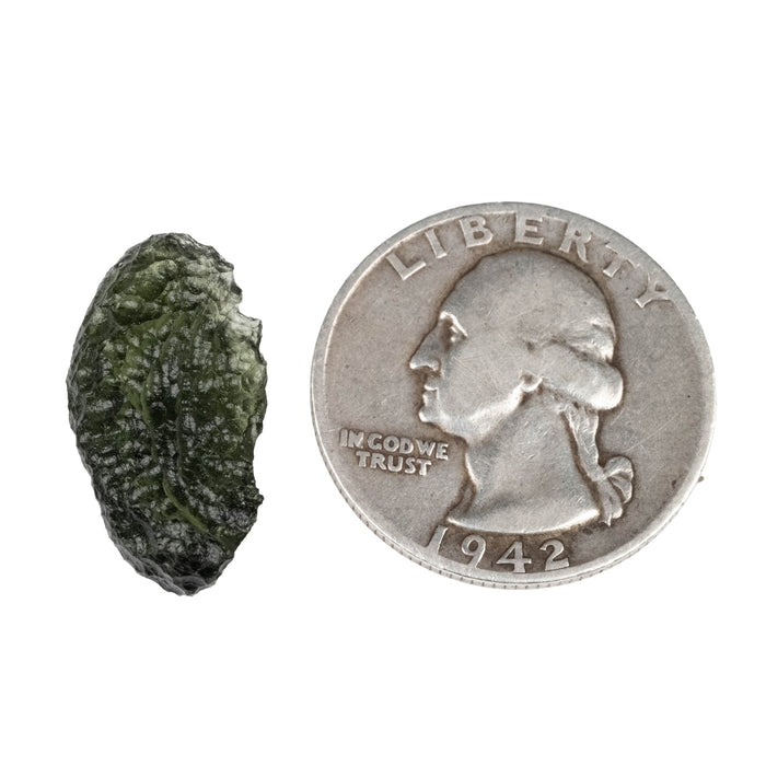 Moldavite 2.05 g 21x12x8mm - InnerVision Crystals