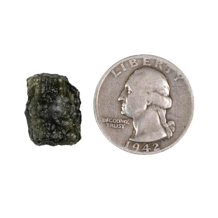 Moldavite 2.07 g 17x13x6mm - InnerVision Crystals