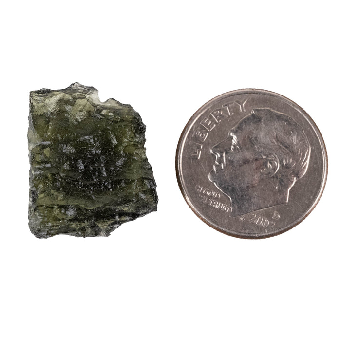 Moldavite 2.09 g 17x14x6mm - InnerVision Crystals