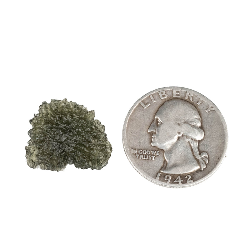 Moldavite 2.09 g 19x18x5mm - InnerVision Crystals