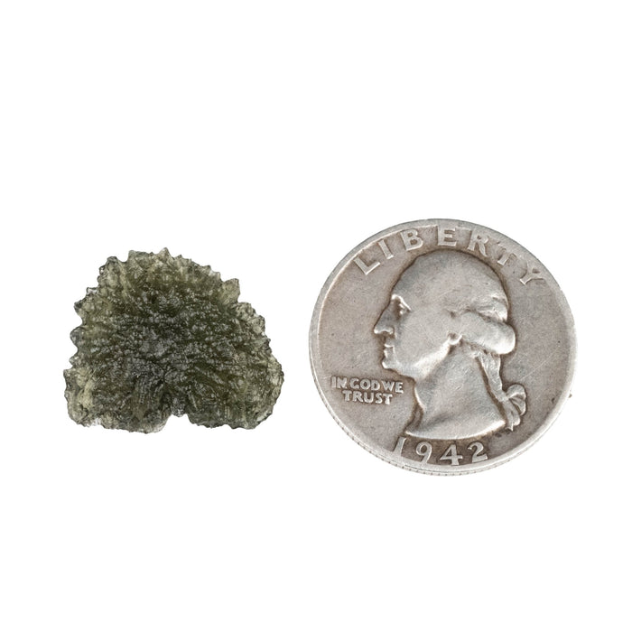 Moldavite 2.09 g 19x18x5mm - InnerVision Crystals