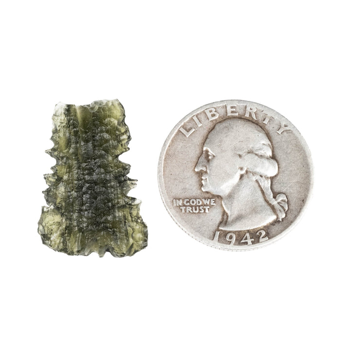 Moldavite 2.09 g 26x16x4mm - InnerVision Crystals