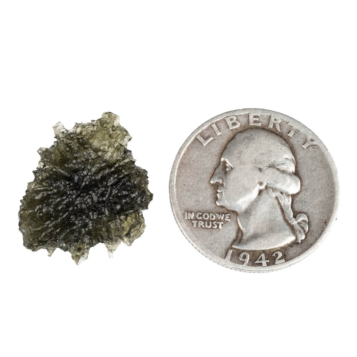 Moldavite 2.10 g 22x18x7mm - InnerVision Crystals