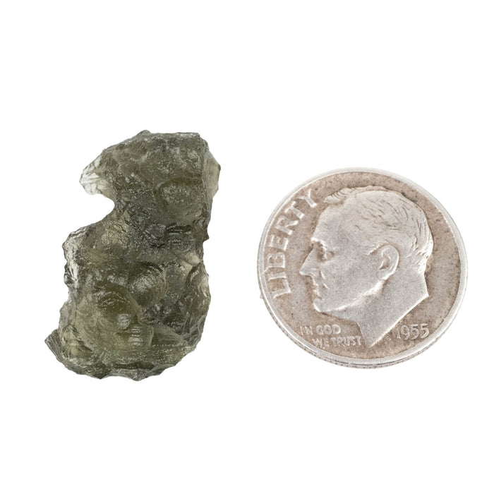 Moldavite 2.12 g 22x13x7mm - InnerVision Crystals