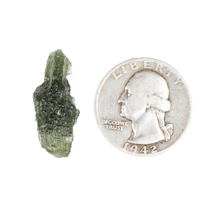 Moldavite 2.13 g 26x10x10mm - InnerVision Crystals