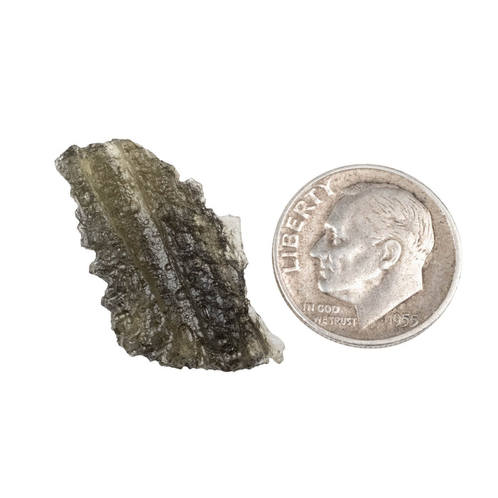 Moldavite 2.13 g 26x13x5mm - InnerVision Crystals