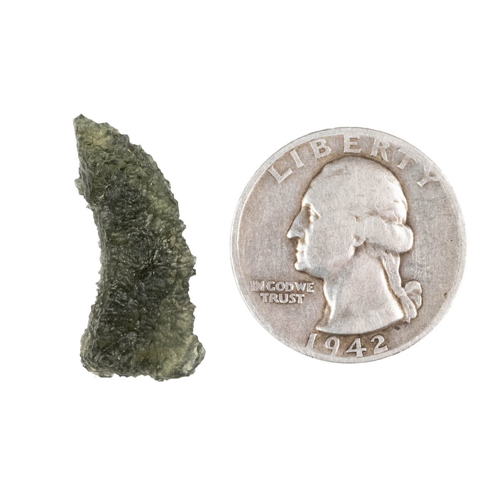 Moldavite 2.13 g 27x12x6mm - InnerVision Crystals
