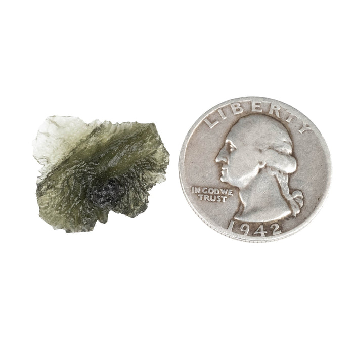 Moldavite 2.15 g 21x19x8mm - InnerVision Crystals