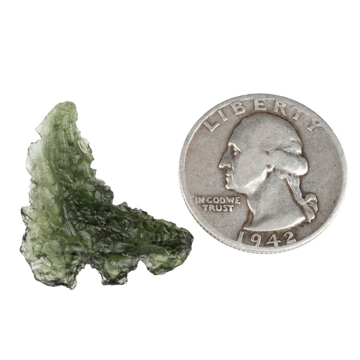 Moldavite 2.16 g 28x24x8mm - InnerVision Crystals