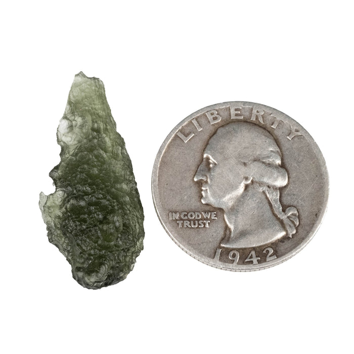 Moldavite 2.16 g 30x13x5mm - InnerVision Crystals