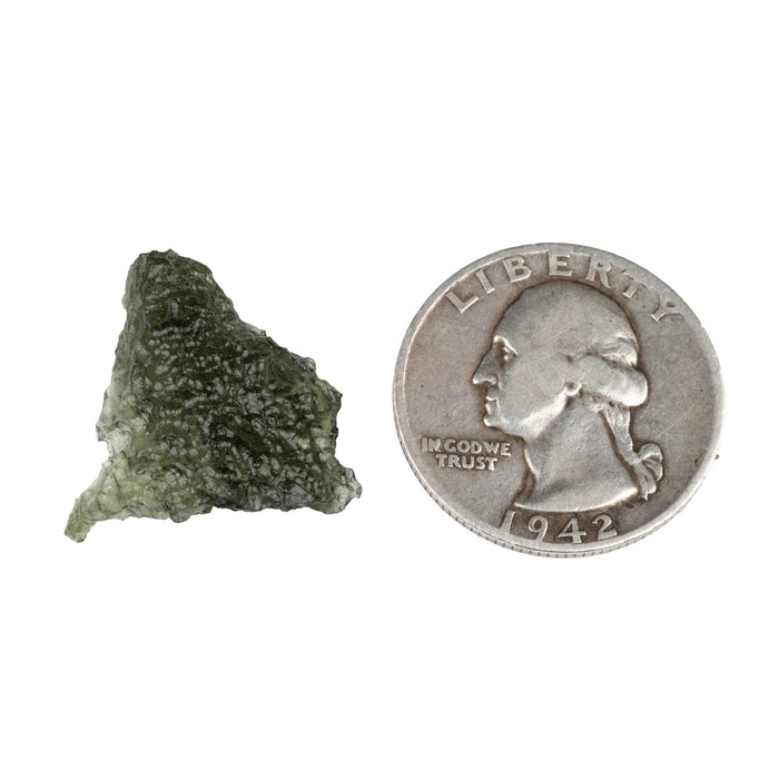 Moldavite 2.18 g 21x19x6mm - InnerVision Crystals