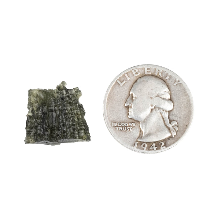Moldavite 2.19 g 17x16x7mm - InnerVision Crystals