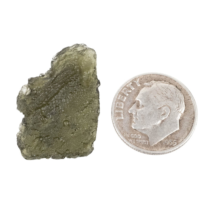 Moldavite 2.21 g 22x17x4mm - InnerVision Crystals