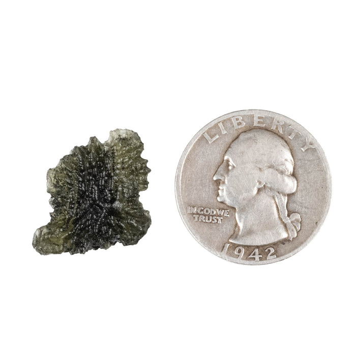 Moldavite 2.22 g 18x17x7mm - InnerVision Crystals