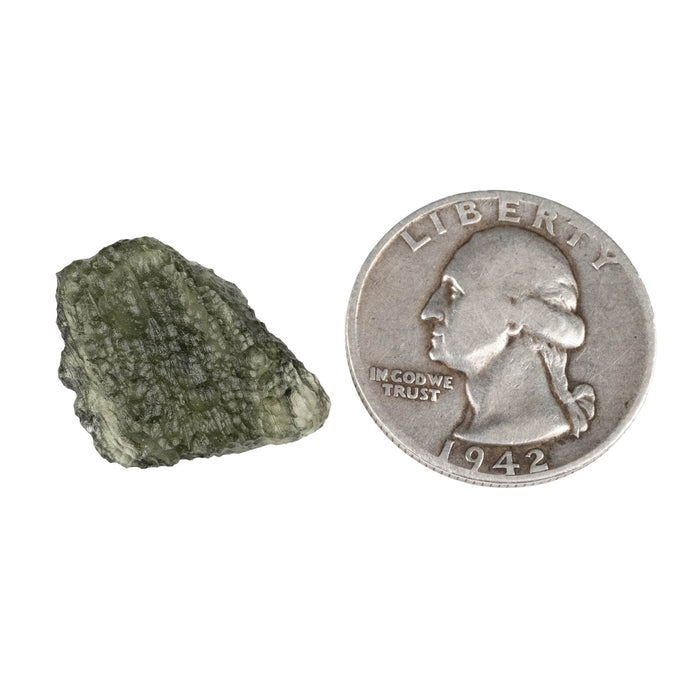 Moldavite 2.22 g 18x18x6mm - InnerVision Crystals