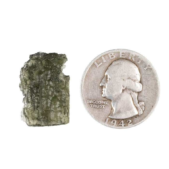 Moldavite 2.24 g 22x15x6mm - InnerVision Crystals
