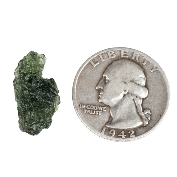 Moldavite 2.26 g 19x12x11mm - InnerVision Crystals