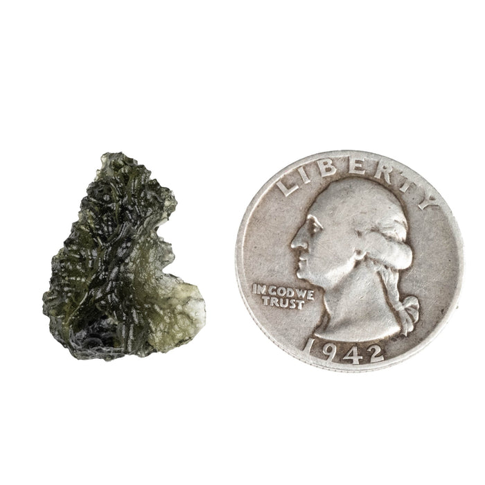 Moldavite 2.26 g 21x18x7mm - InnerVision Crystals