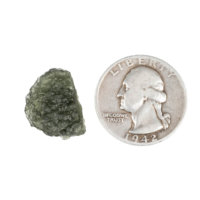 Moldavite 2.28 g 18x14x8mm - InnerVision Crystals