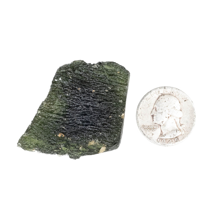 Moldavite 22.87 g 40x39x13mm - InnerVision Crystals