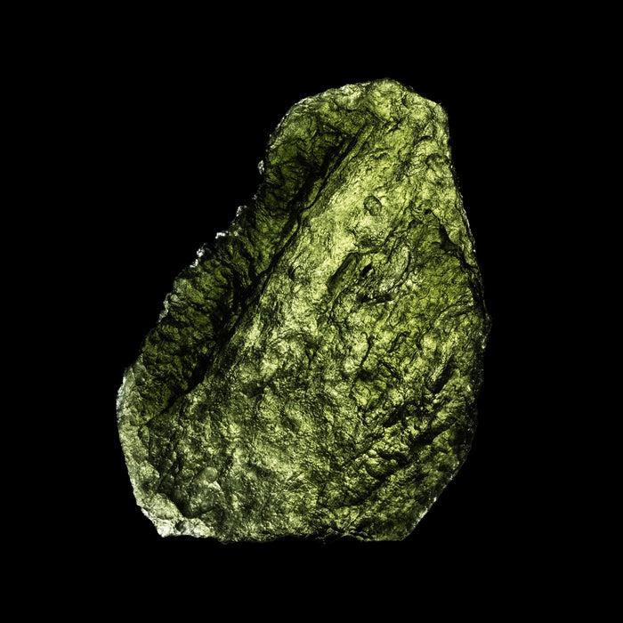 Moldavite 22.91 g 53x41x10mm - InnerVision Crystals