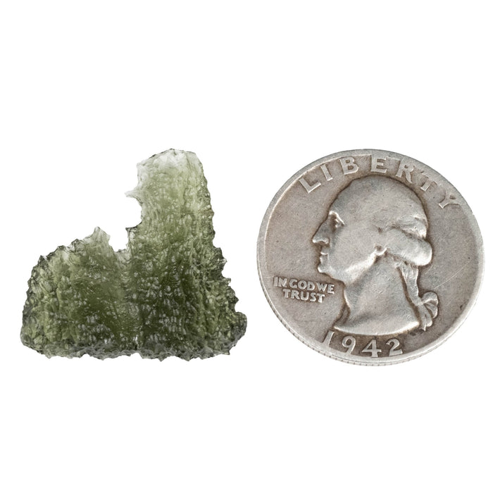 Moldavite 2.30 g 23x23x7mm - InnerVision Crystals