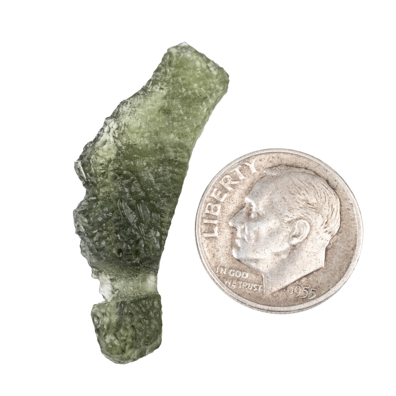 Moldavite 2.30 g 35x13x6mm - InnerVision Crystals