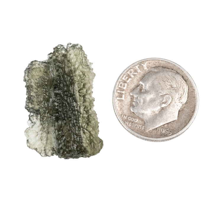 Moldavite 2.31 g 27x15x7mm - InnerVision Crystals