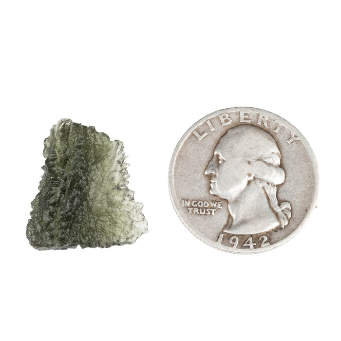 Moldavite 2.32 g 20x17x6mm - InnerVision Crystals