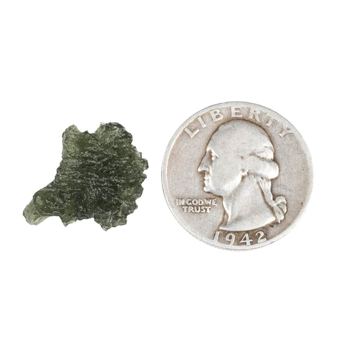 Moldavite 2.32 g 21x18x8mm - InnerVision Crystals