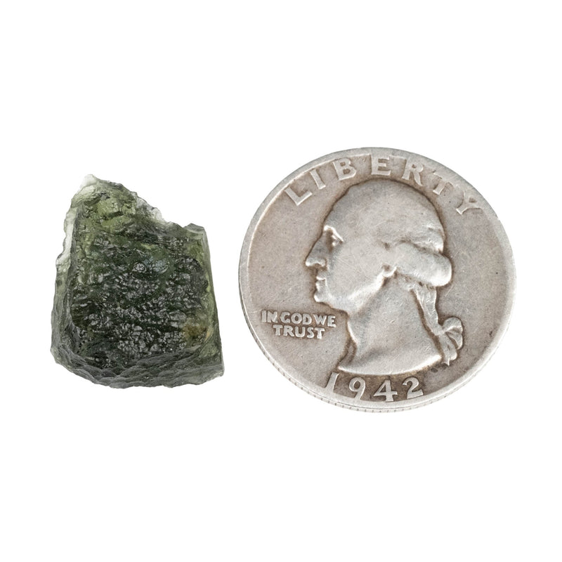 Moldavite 2.33 g 17x15x7mm - InnerVision Crystals