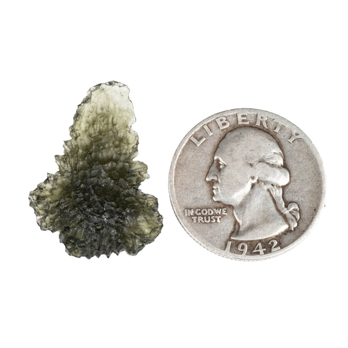 Moldavite 2.35 g 26x18x5mm - InnerVision Crystals