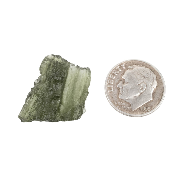 Moldavite 2.36 g 22x17x5mm - InnerVision Crystals