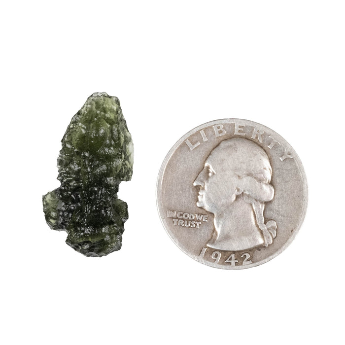 Moldavite 2.36 g 26x14x8mm - InnerVision Crystals