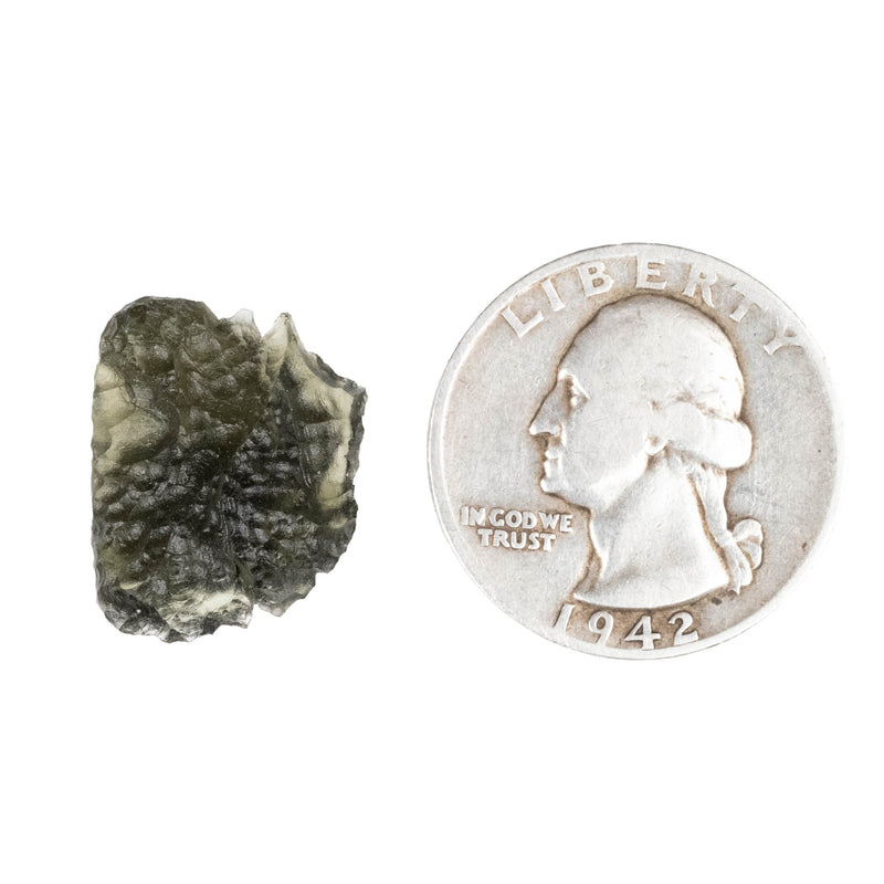 Moldavite 2.38 g 19x16x8mm - InnerVision Crystals