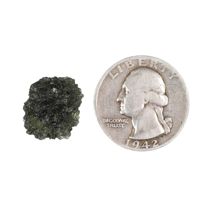 Moldavite 2.40 g 15x13x11mm - InnerVision Crystals