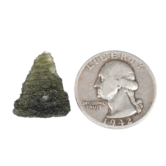 Moldavite 2.41 g 21x15x8mm - InnerVision Crystals