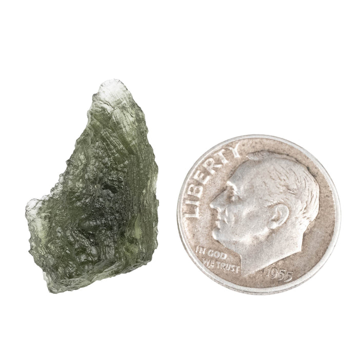 Moldavite 2.41 g 22x13x10mm - InnerVision Crystals